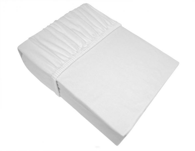 Prześcieradło Greno z gumką Jersey Bielbaw 100x200 białe 160 g/m2 Premium 1 szt