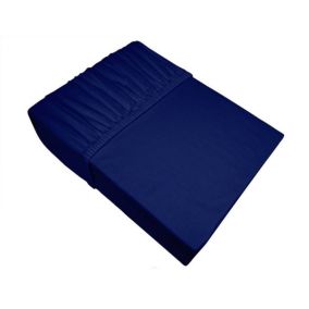 Prześcieradło Greno z gumką Jersey Bielbaw 100x200 granatowe 160 g/m2 Premium 1 szt