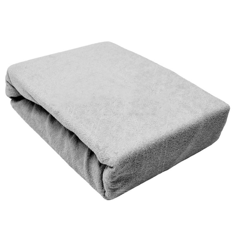 Prześcieradło gumka frotta Kam-Pol bawełna premium 120x22 szary 1 szt.