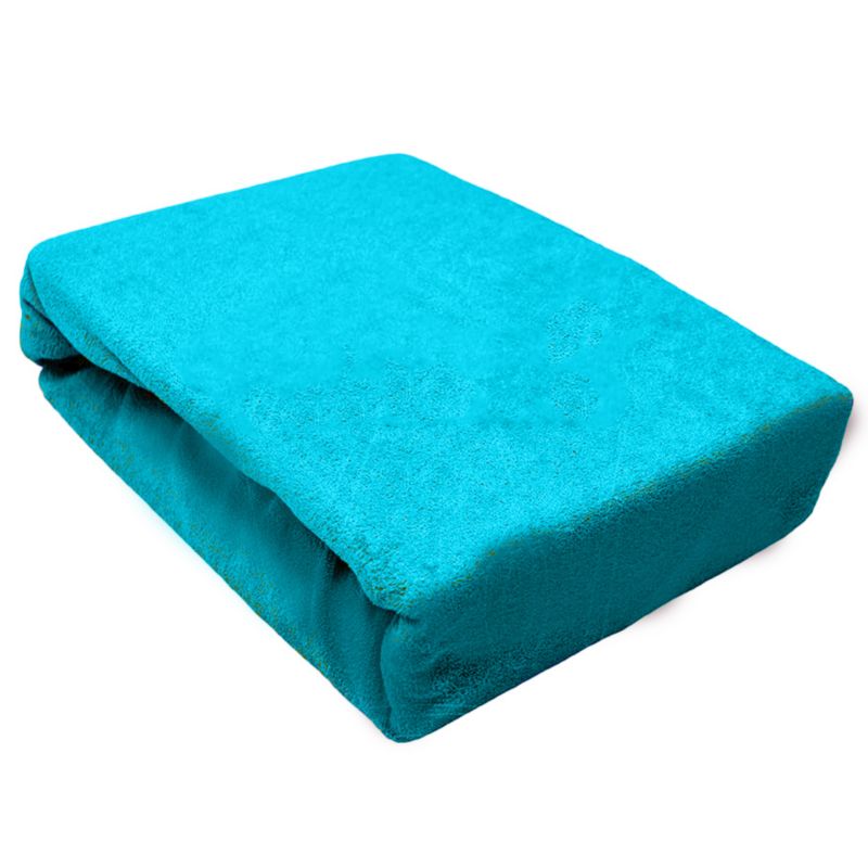 Prześcieradło gumka frotta Kam-Pol bawełna premium 60x120 turkus 1 szt.