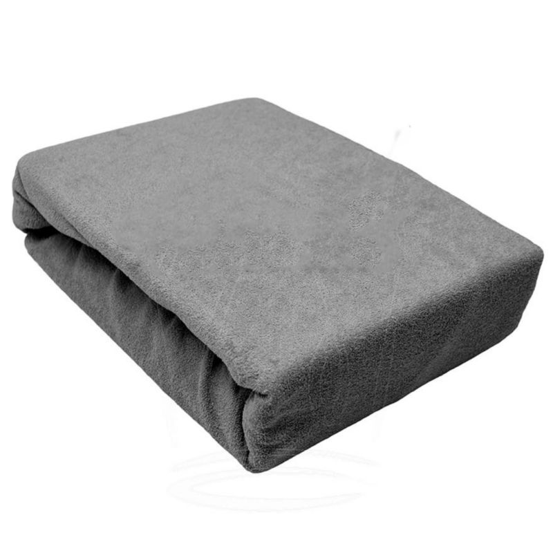 Prześcieradło gumka frotta Kam-Pol bawełna premium 70x220 szary 1 szt.
