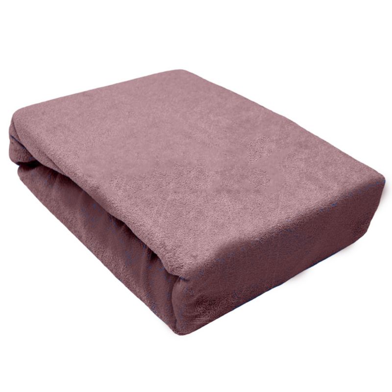Prześcieradło gumka frotta Kam-Pol bawełna premium 70x90 róż 1 szt.
