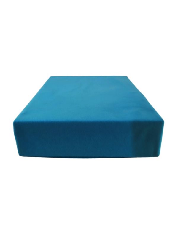 Prześcieradło gumka jersey Kam-Pol bawełna premium 100x200 niebieski 1 szt.