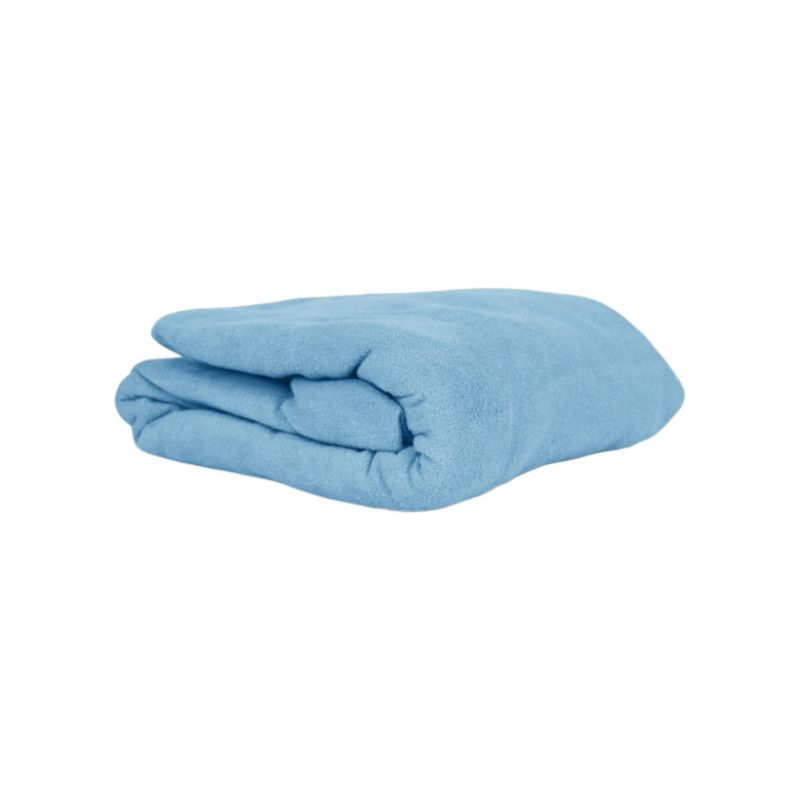 Prześcieradło gumka jersey Kam-Pol bawełna premium 200x210 niebieski 1 szt.