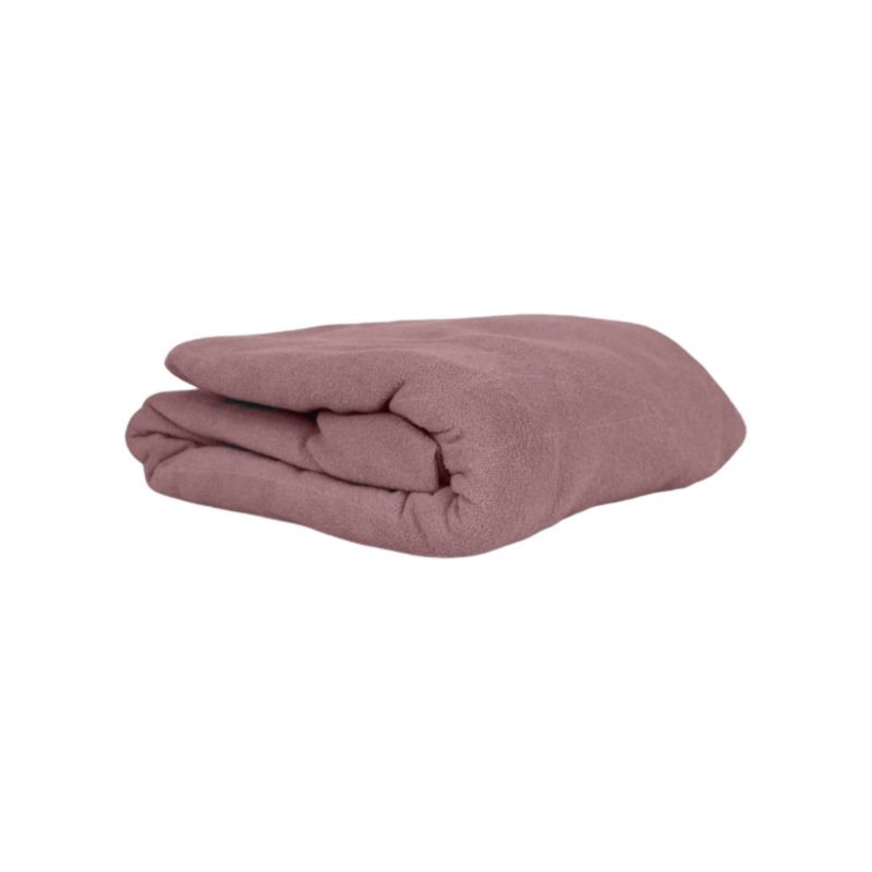 Prześcieradło gumka jersey Kam-Pol bawełna premium 200x220 pudrowy róż 1 szt.
