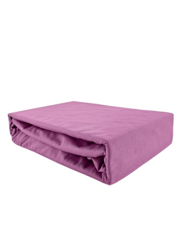 Prześcieradło gumka jersey Kam-Pol bawełna premium 70x140 róż 1 szt.