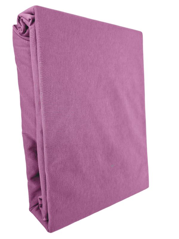 Prześcieradło gumka jersey Kam-Pol bawełna premium 70x140 róż 1 szt.