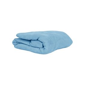 Prześcieradło gumka jersey Kam-Pol bawełna premium 80x220 niebieski 1 szt.