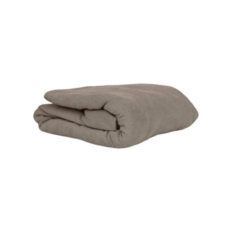 Prześcieradło gumka jersey Kam-Pol bawełna premium 90x200 beżowy 1 szt.