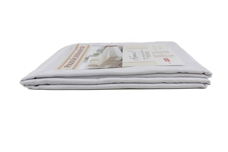 Prześcieradło hotelowe tradycyjne Kam-Pol gładkie 140x200 białe 1 szt.