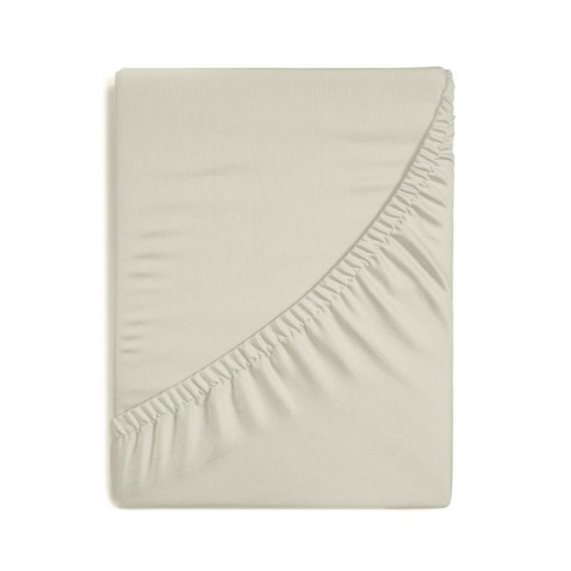 Prześcieradło SOFT Eurofirany 160x200 cm +30 cm mikrowłókno kremowe 1 szt.