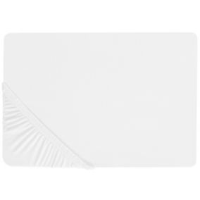 Prześcieradło z gumką Janbu Bawełna 90x200 cm Biały 1 szt.