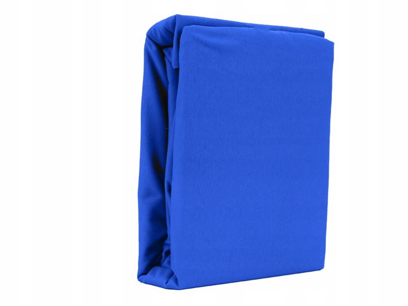 Prześcieradło z gumką Jersey VIP Kam-Pol niebieskie 70x160 cm 1 szt.