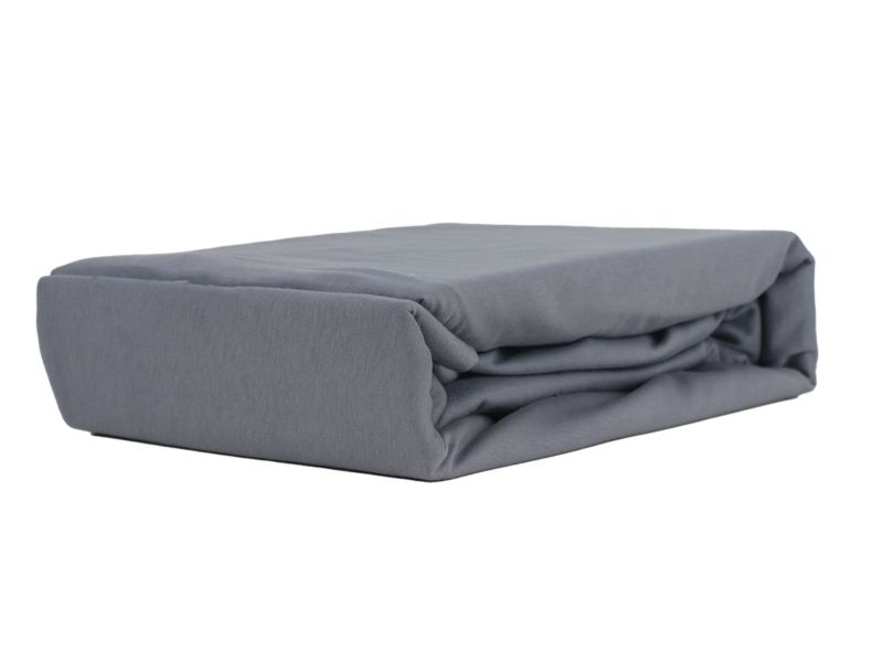 Prześcieradło z gumką Jersey VIP Kam-Pol szary 70x120 cm 1 szt.