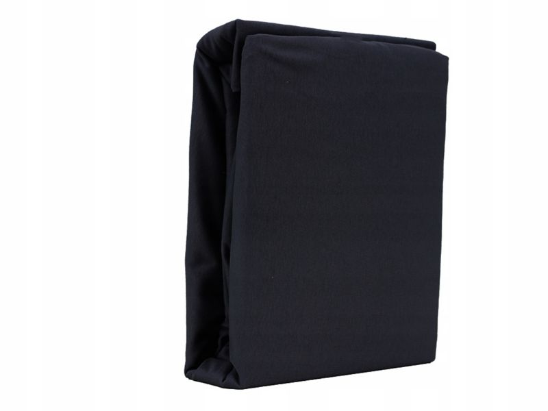 Prześcieradło z gumką VIP Kam-Pol czarne 180x210cm 1 szt.
