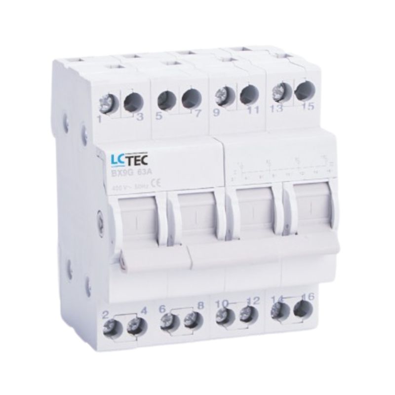 Przełącznik modułowy sieć-agregat 4P 63A 400V 50Hz AUQ1 LC TEC 1 Szt.