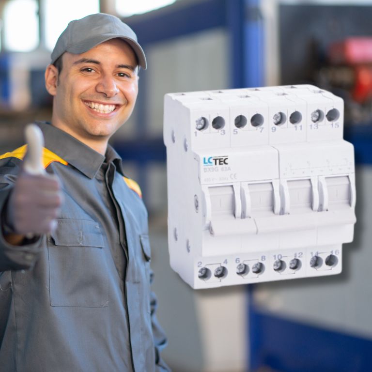 Przełącznik modułowy sieć-agregat 4P 63A 400V 50Hz AUQ1 LC TEC 1 Szt.