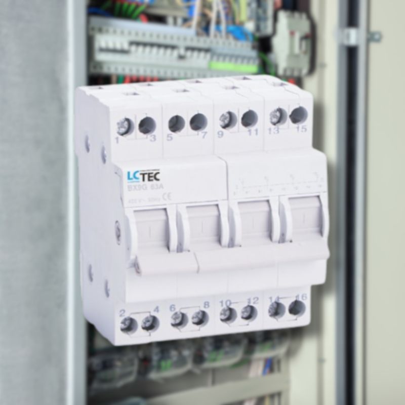 Przełącznik modułowy sieć-agregat 4P 63A 400V 50Hz AUQ1 LC TEC 1 Szt.