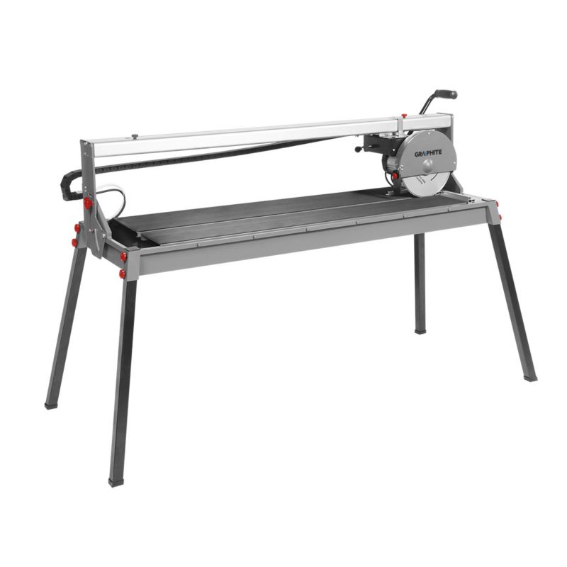 Przecinarka do glazury GRAPHITE 1500W, 250x25, rozmiar stołu 1230x460, zakres ciecia 1200 mm 1 szt