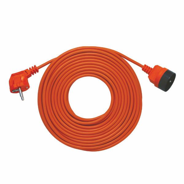 Przedłużacz ELGOTECH ogrodowy 1-gniazdowy b/u 25m OMY 2x1 pomarańczowy PK-1025  1szt.