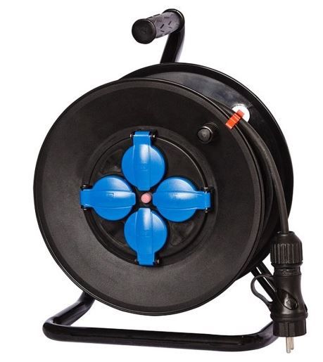 Przedłużacz F-elektro bębnowy 4-gniazda 30mb OW 3x2,5 FILO-260 14688-15  1szt.