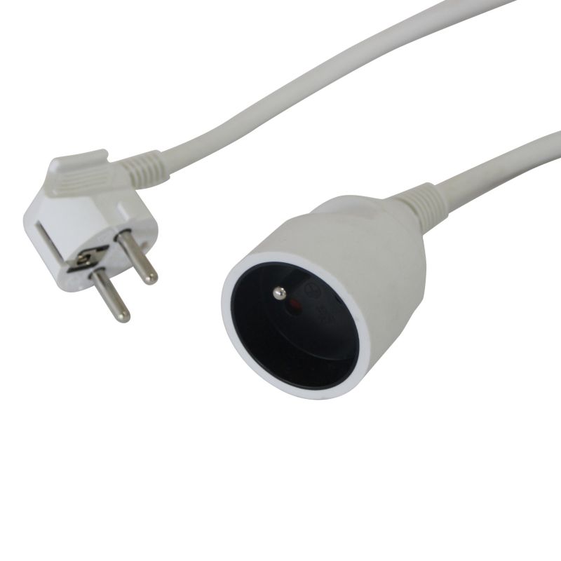 Przedłużacz mieszkaniowy 3 x 1,5 mm2 10 m biały