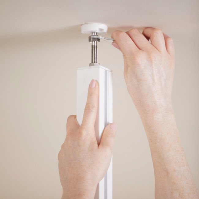 Przedłużenie słupka GoodHome Alara 37,5 cm białe