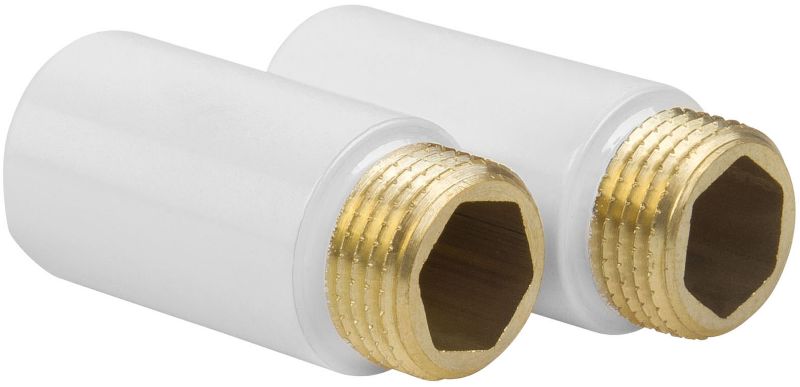Przedłużka 1/2" 5 cm 2 szt. biała