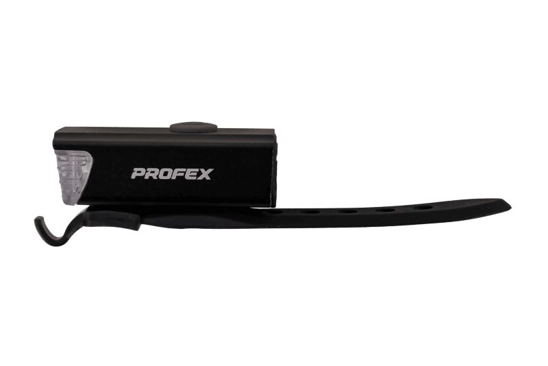 Przednia lampka rowerowa PROFEX 82004 na rower przód LED Pro Alu Li-Pol USB 1 szt.