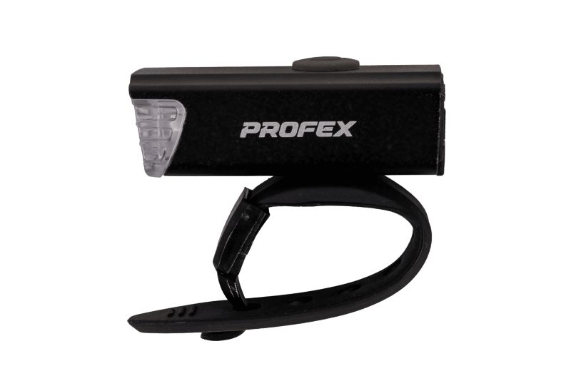 Przednia lampka rowerowa PROFEX 82004 na rower przód LED Pro Alu Li-Pol USB 1 szt.
