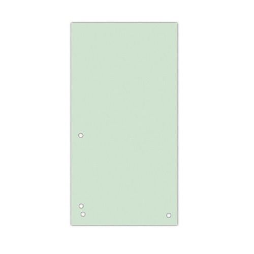 Przekładki do segregatora NEOPAK zielone twardy papier 100 szt.