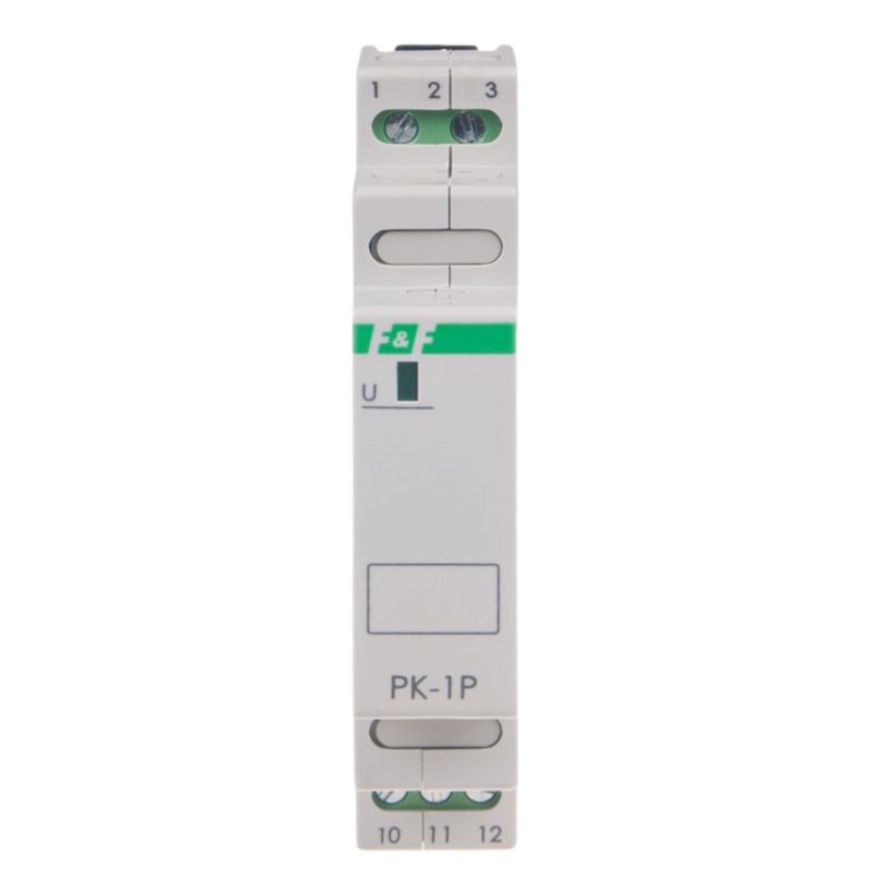 Przekaźnik Elektromagnetyczny Led F&F 1P 16A 230V Ac Pk-1P Szyna 35Mm 1szt.