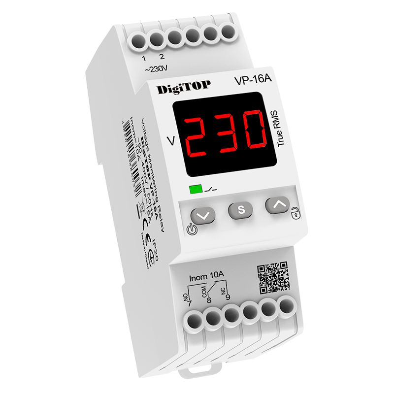 Przekaźnik napięciowy DigiTOP VP-16A, 1 szt.