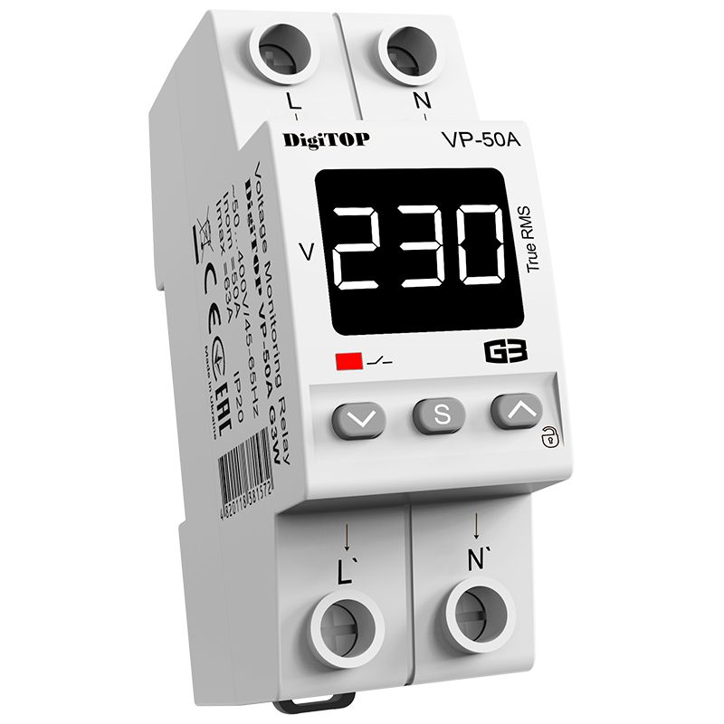 Przekaźnik napięciowy DigiTOP VP-50A G3W, 1 szt.