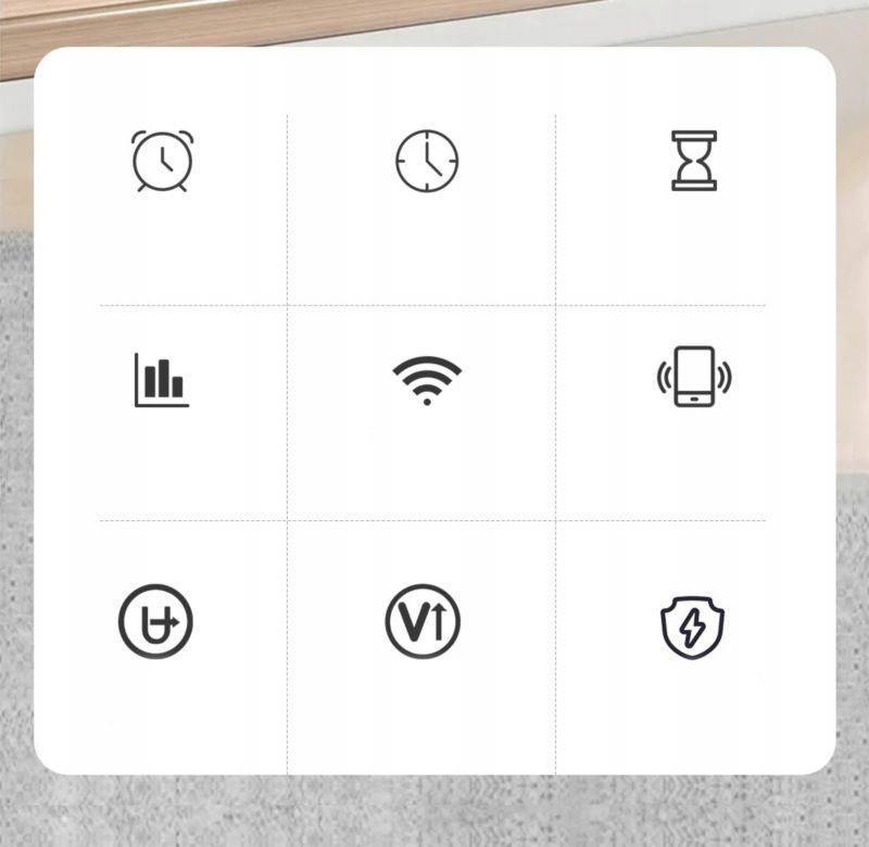 Przekaźnik WiFi BLOW z pomiarem prądu mocy na szynę  DIN Tuya smart WiFi Switch 1 szt.