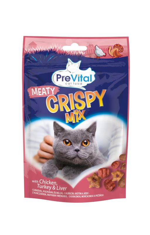 Przekąska dla kota PreVital Crispy mix meaty 60 g
