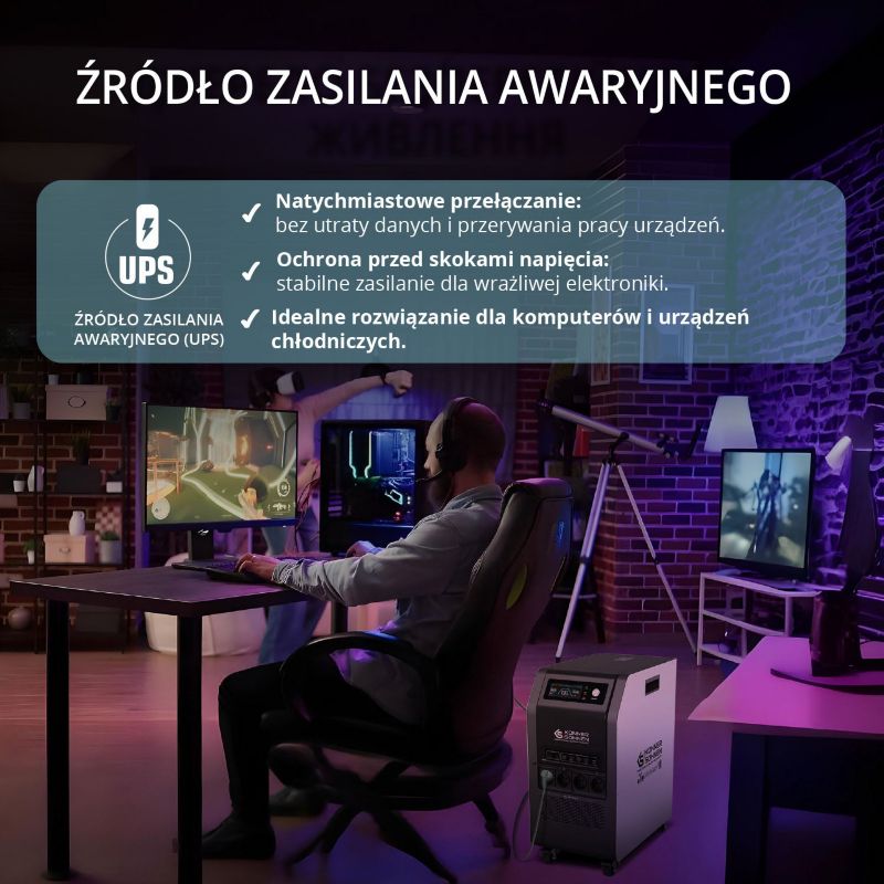 Przenośna stacja zasilania Könner & Söhnen 5200W LiFePO4 5120Wh 1szt