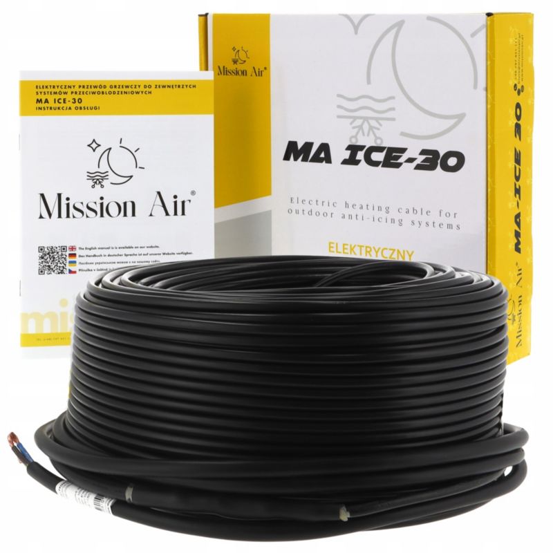 Przewód grzewczy Mission Air przeciwoblodzeniowy ICE-30W/M 4200W 140m 1 szt