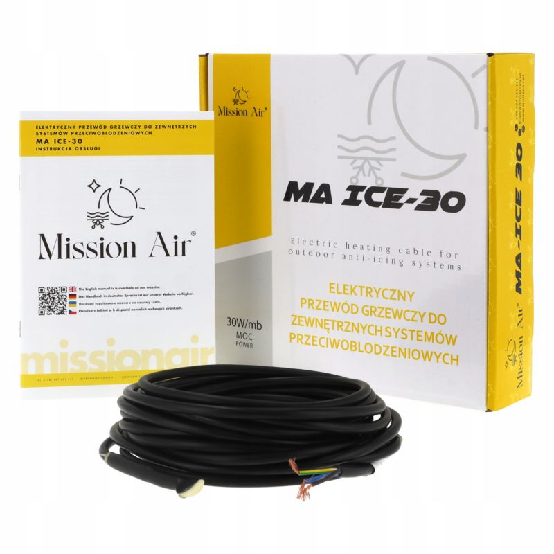 Przewód grzewczy Mission Air przeciwoblodzeniowy ICE-30W/M 480W 16m 1 szt