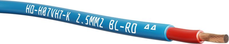 Przewód instalacyjny podwójnie izolowany linka LgY 2,5 mm2 100 mb niebieski