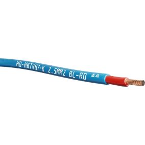 Przewód instalacyjny podwójnie izolowany linka LgY 2,5 mm2 15 mb niebieski