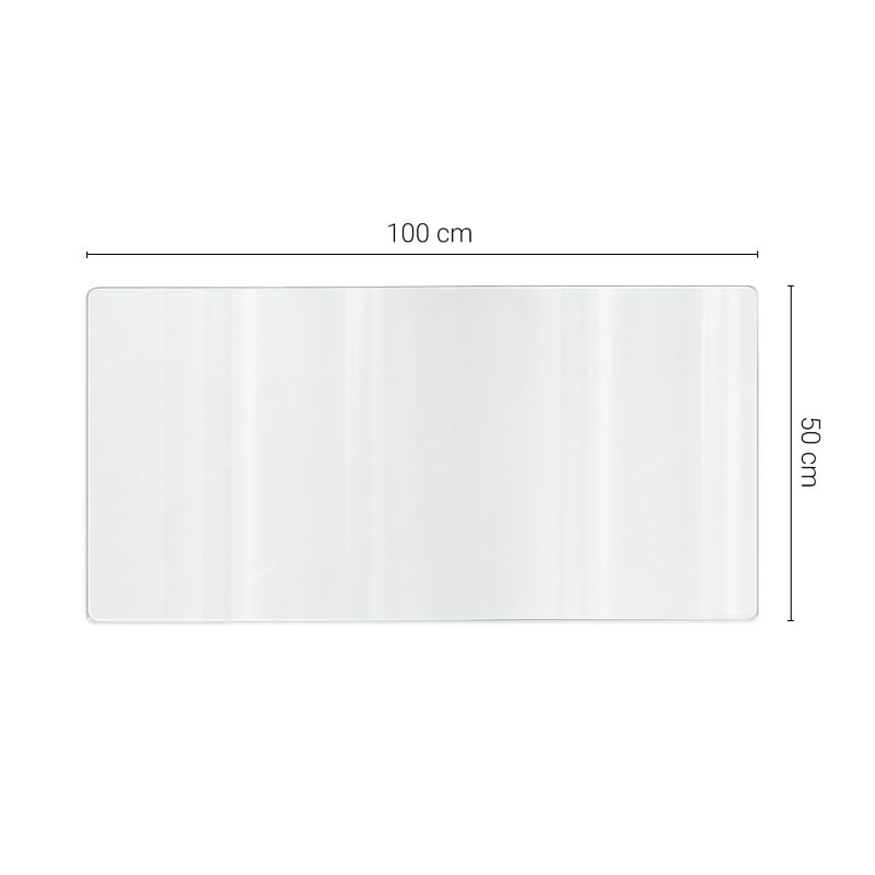 Przezroczysta osłona na Stół Wallfluent 100x50 cm Miękkie szkło Na blat stół podłogę 1 szt.
