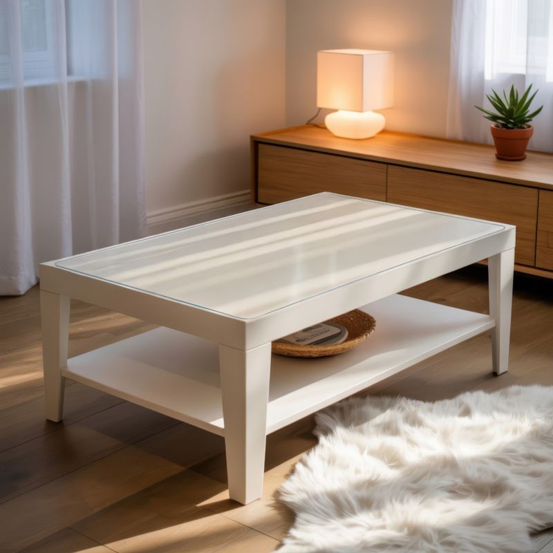 Przezroczysta podkładka na biurko Tulup 90x55 cm Miękkie szkło bezwonna 1 szt.