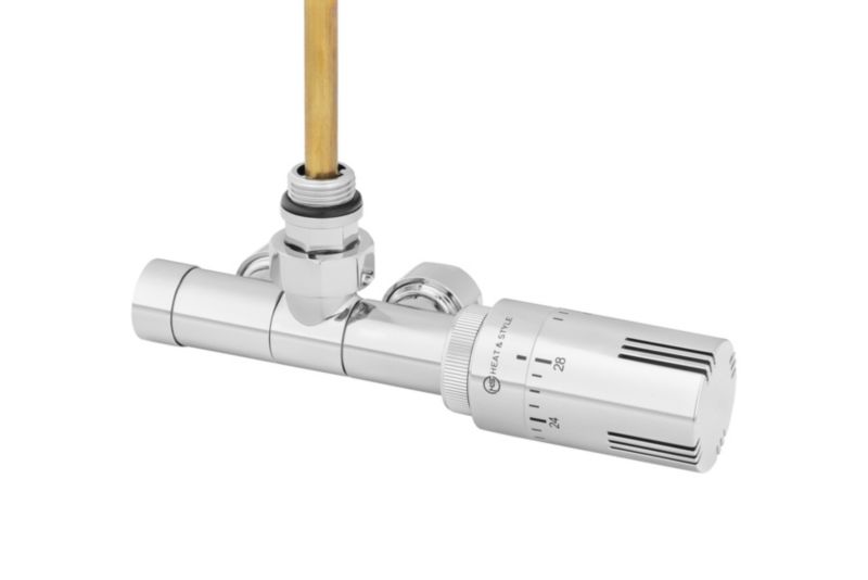 Przyłącze jednootworowe Single Pipe Valve Invest, chrom 1 szt.