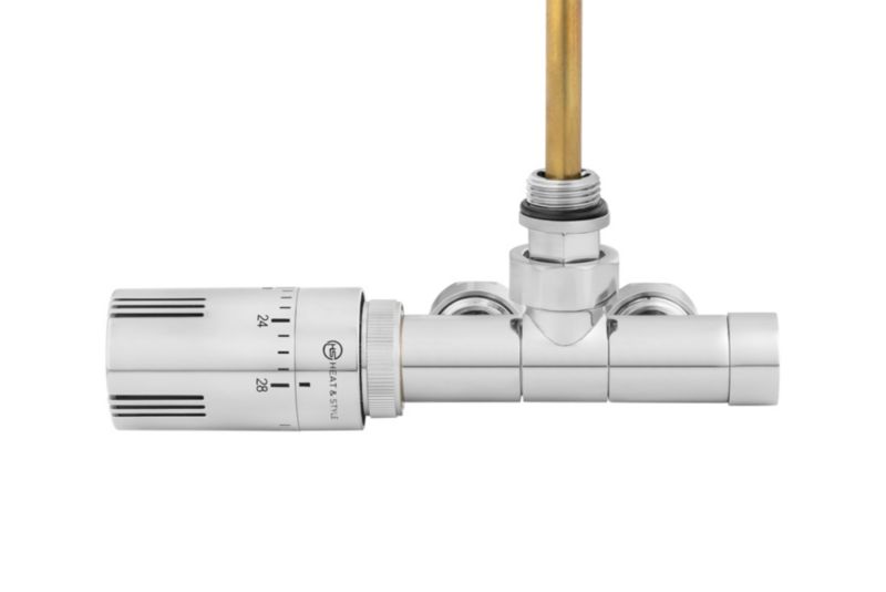 Przyłącze jednootworowe Single Pipe Valve Invest, chrom 1 szt.
