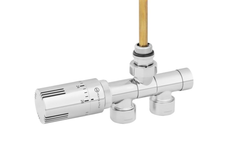 Przyłącze jednootworowe Single Pipe Valve Invest, chrom 1 szt.