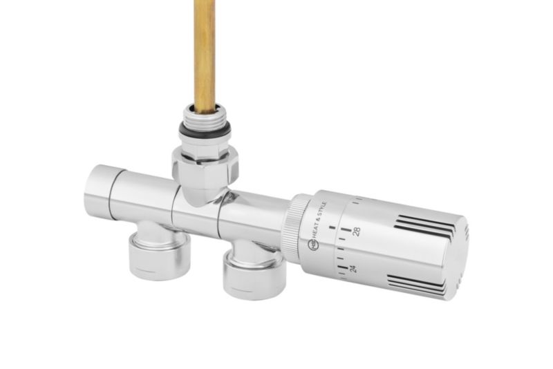 Przyłącze jednootworowe Single Pipe Valve Invest, chrom 1 szt.