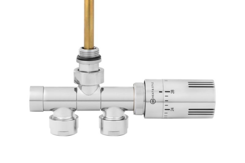 Przyłącze jednootworowe Single Pipe Valve Invest, chrom 1 szt.