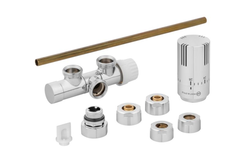 Przyłącze jednootworowe Single Pipe Valve Invest, chrom 1 szt.
