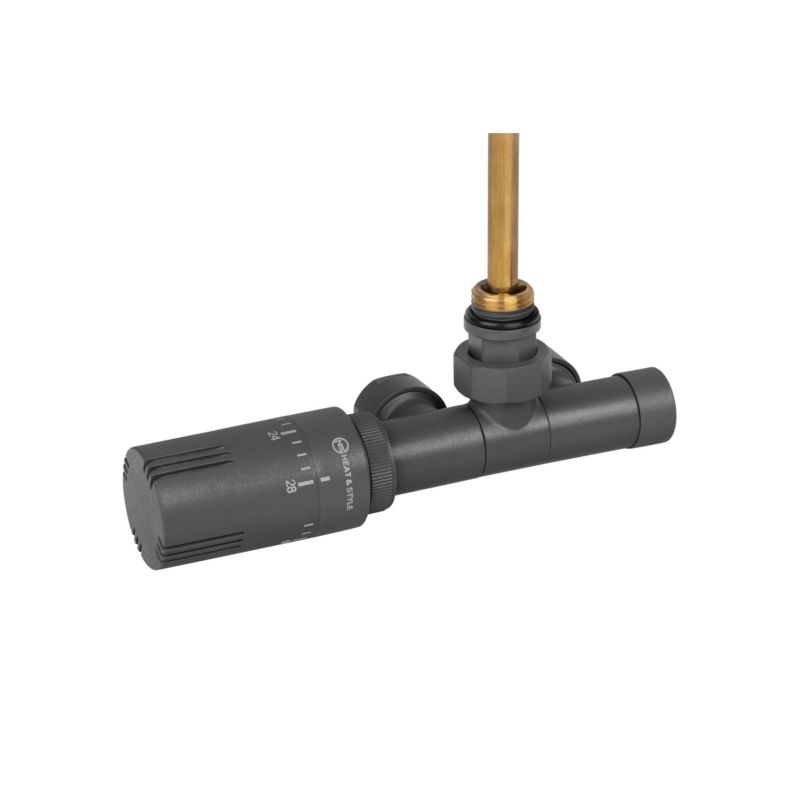 Przyłącze jednootworowe Single Pipe Valve Invest, grafit 1 szt.